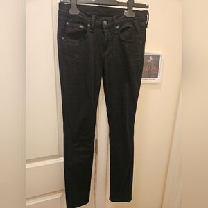 Rag & Bone Coal (black) Skinny Jeans 26R Style W1502K520